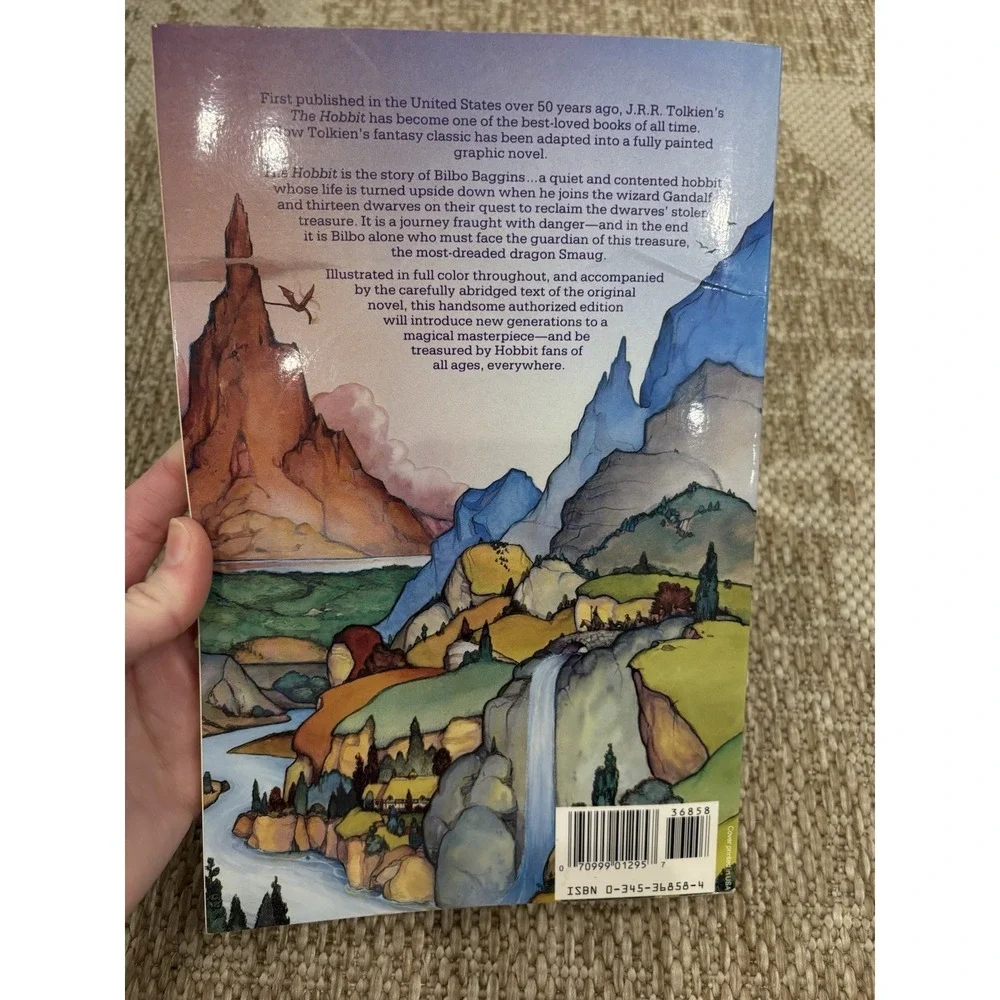 J.R.R. Tolkien The Hobbit Graphic Novel 1990 Eclipse Books
